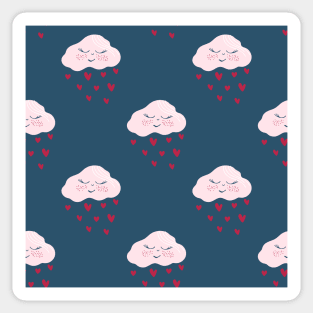 Clouds print Sticker